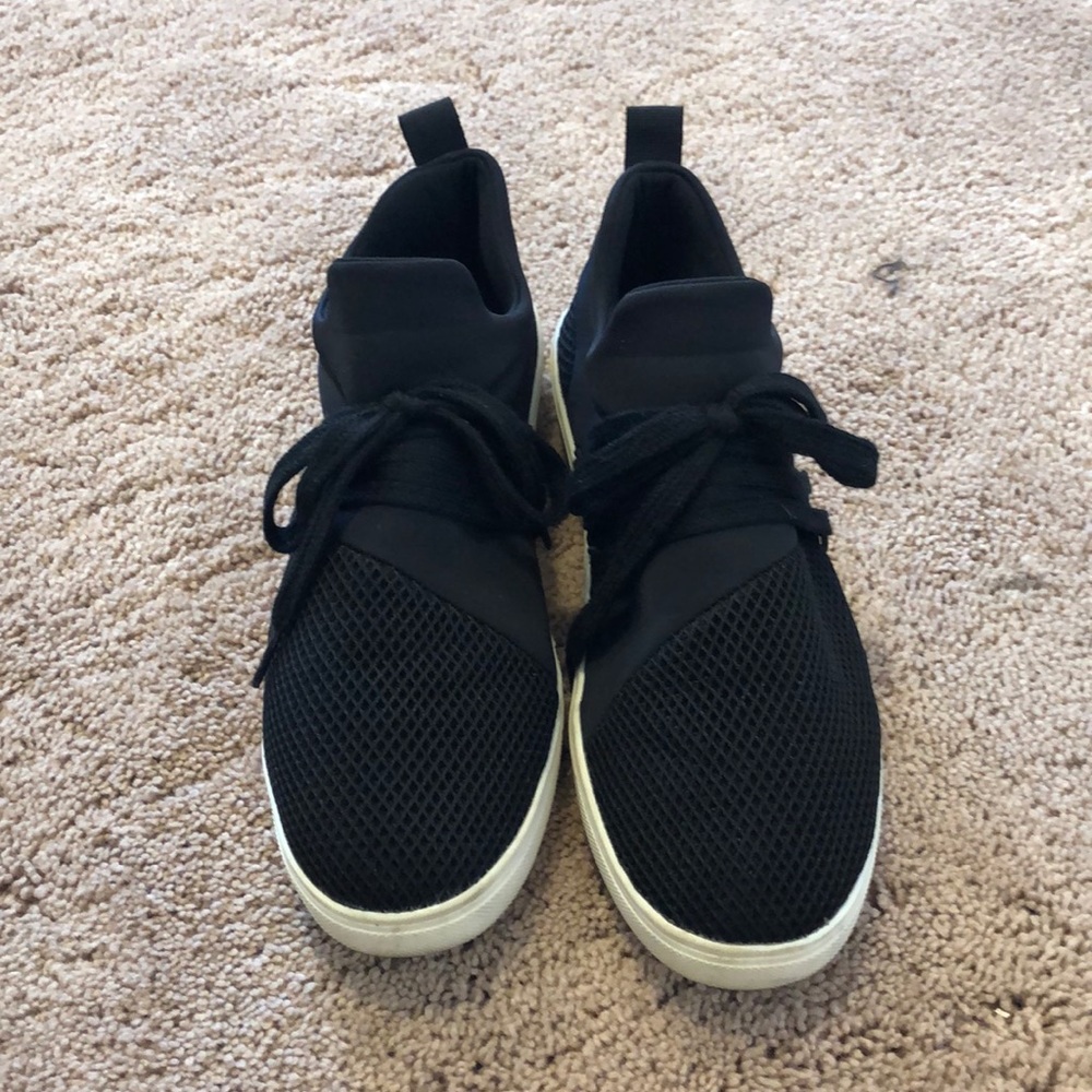 Black sneakers